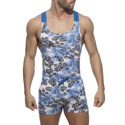 Body del marchio ADDICTED - Tropicana Salopette - blu - Ref : AD1265 C16