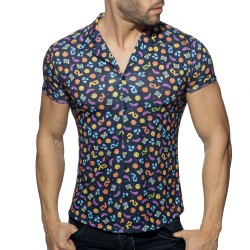 Chemise de la marque ADDICTED - Chemise Émoji - Ref : AD1239 C09