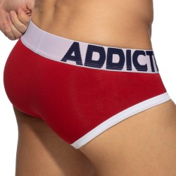 Slip der Marke ADDICTED - Sport Gepolsterter - roter Slip - Ref : AD1244 C06