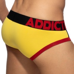 Slip de la marca ADDICTED - Deportivo Acolchado - Calzoncillosamarillo - Ref : AD1244 C03