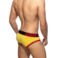 Slip de la marca ADDICTED - Deportivo Acolchado - Calzoncillosamarillo - Ref : AD1244 C03