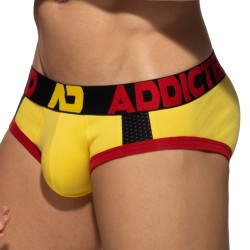 Slip de la marca ADDICTED - Deportivo Acolchado - Calzoncillosamarillo - Ref : AD1244 C03