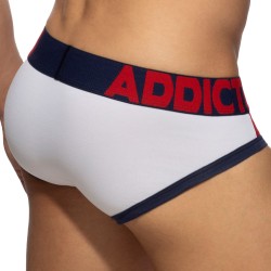 Slip de la marca ADDICTED - Calzoncillos deportivos acolchados - blancos - Ref : AD1244 C01