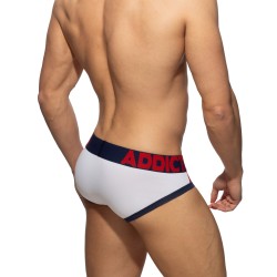 Slip der Marke ADDICTED - Sport Gepolsterter - weißer Slip - Ref : AD1244 C01