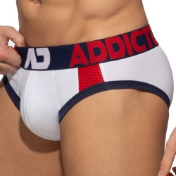 Slip de la marca ADDICTED - Calzoncillos deportivos acolchados - blancos - Ref : AD1244 C01