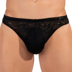 Thong of the brand HOM - G-String HOM Free Cut Lace - Ref : 402886 0004