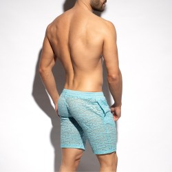 Loungewear of the brand ES COLLECTION - Spider - Sky Blue Bermuda Shorts - Ref : SP311 C23