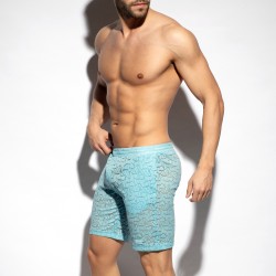 Loungewear de la marca ES COLLECTION - Spider - Bermudas Azul Cielo - Ref : SP311 C23