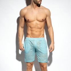 Loungewear of the brand ES COLLECTION - Spider - Sky Blue Bermuda Shorts - Ref : SP311 C23