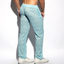 Hosen der Marke ES COLLECTION - Spider - Himmelblaue Hose - Ref : SP310 C23