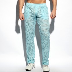 Pantalon de la marque ES COLLECTION - Pantalon Spider - bleu ciel - Ref : SP310 C23