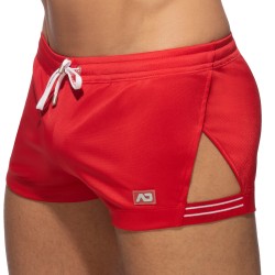 Short de la marque ADDICTED - Short Stripe Side - rouge - Ref : AD680 C06