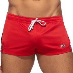 Short de la marque ADDICTED - Short Stripe Side - rouge - Ref : AD680 C06