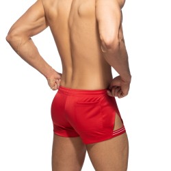 Short de la marque ADDICTED - Short Stripe Side - rouge - Ref : AD680 C06