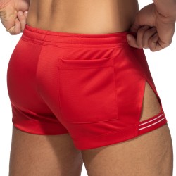 Short de la marque ADDICTED - Short Stripe Side - rouge - Ref : AD680 C06