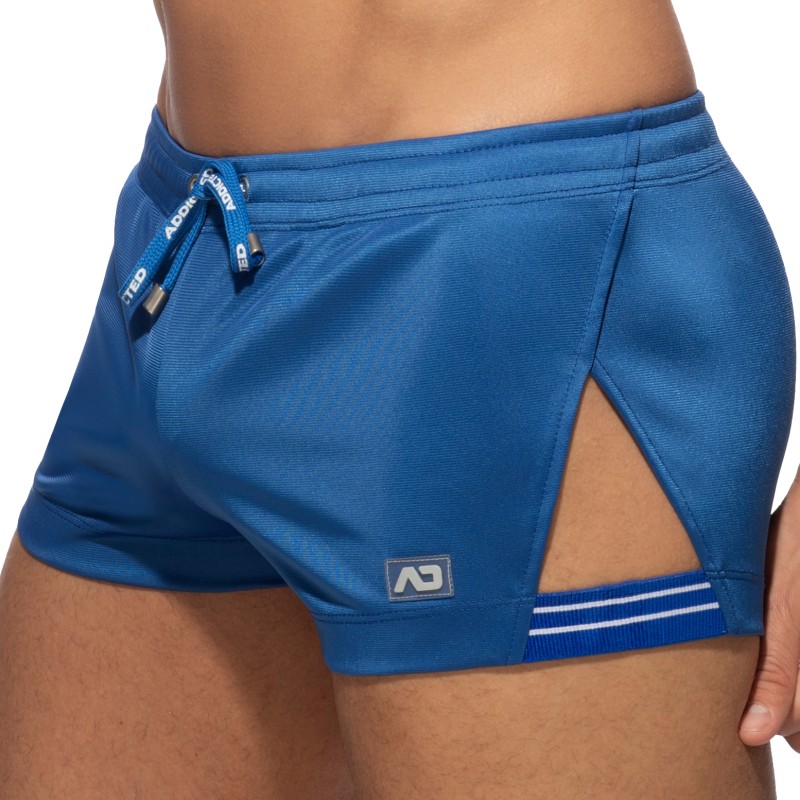 Short de la marque ADDICTED - Short Stripe Side - bleu royal - Ref : AD680 C16