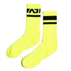 Calcetines de la marca ADDICTED - Chaussettes AD néon - jaune - Ref : AD1217 C31