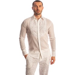 Shirt of the brand L HOMME INVISIBLE - Udaipur White - Shirt - Ref : HW126 UDA 002