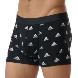 Packs der Marke ADIDAS - Adidas Sport - Active Flex Cotton 2er-Pack Boxershorts mit blauem und schwarzem Logo - Ref : IB01 0913