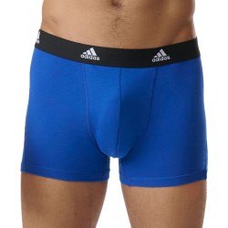 Packs del marchio ADIDAS - Adidas Sport - Active Flex Cotton Confezione da 2 di boxer blu e neri con logo - Ref : IB01 0913
