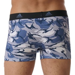 Lots de la marque ADIDAS - Lot de 3 boxers  Active Flex Cotton Adidas Sport - noir, gris et gris camo - Ref : IB00 0901