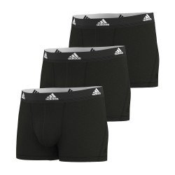Lots de la marque ADIDAS - Lot de 3 boxers Active Flex Coton Adidas - noir - Ref : IL01 9000
