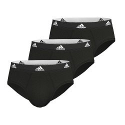 Packs del marchio ADIDAS - Set di 3 slip Active Flex in cotone Adidas - nero - Ref : IL38 9000