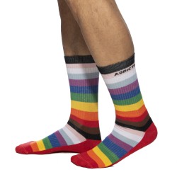 Socken der Marke ADDICTED - Chaussettes Inclusive Rainbow - Ref : AD1252 C01