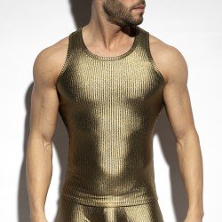 Tank top of the brand ES COLLECTION - Art Deco Tank Top Metallic - gold - Ref : TS330 C20