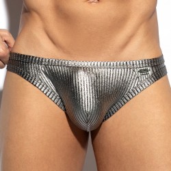 Slip der Marke ES COLLECTION - Art Deco Metallic Slip - silber - Ref : UN597 C21