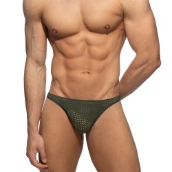 Slip del marchio AD FÉTISH - Bikini Excite mesh - kaki - Ref : ADF202 C12