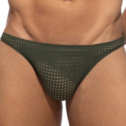 Slip del marchio AD FÉTISH - Bikini Excite mesh - kaki - Ref : ADF202 C12