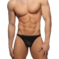 Slip, Tanga de la marque AD FÉTISH - Bikini Excite mesh - noir - Ref : ADF202 C10