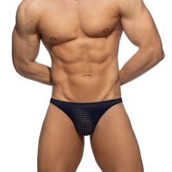 Slip, Tanga de la marque AD FÉTISH - Bikini Excite mesh - navy - Ref : ADF202 C09