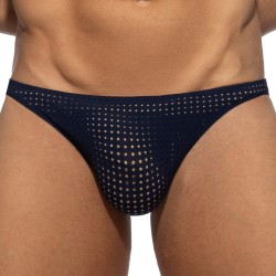 Slip, Tanga de la marque AD FÉTISH - Bikini Excite mesh - navy - Ref : ADF202 C09