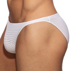 Slip, Tanga de la marque AD FÉTISH - Bikini Excite mesh - blanc - Ref : ADF202 C01