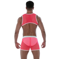 Short de la marque TOF PARIS - Short En Résille Néon rose Tof Paris - Ref : TOF245PF