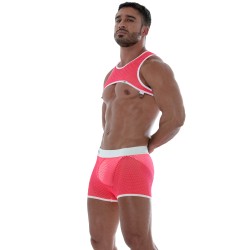 Short de la marque TOF PARIS - Short En Résille Néon rose Tof Paris - Ref : TOF245PF