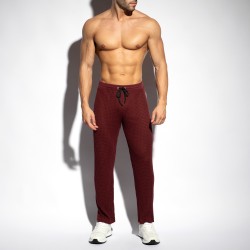 Pantalon de la marque ES COLLECTION - Pantalon checkmate - Rouge grenat - Ref : SP328 C29