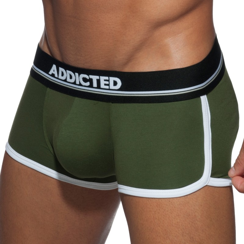Boxer, shorty de la marque ADDICTED - Trunk Curve kaki - Ref : AD728 C12