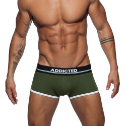 Shorts Boxer, Shorty de la marca ADDICTED - Curva de maletero caqui - Ref : AD728 C12