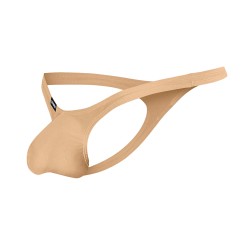 Thong of the brand CUT4MEN - Thong Cut4men Bulge - beige - Ref : C4MSPXBUL02 GOLDENSAND