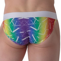 Slip, Tanga de la marque WOH - Tanga Sexy Fun WOH Rainbow - Ref : 463034 P023