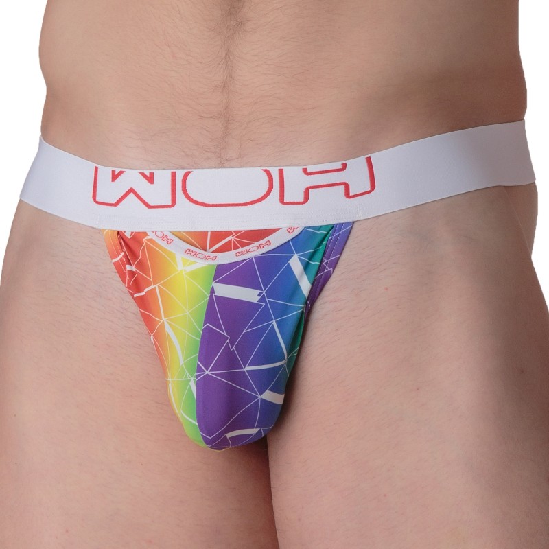 Thong of the brand WOH - G-Thong Sexy Fun WOH Rainbow - Ref : 463031 P023