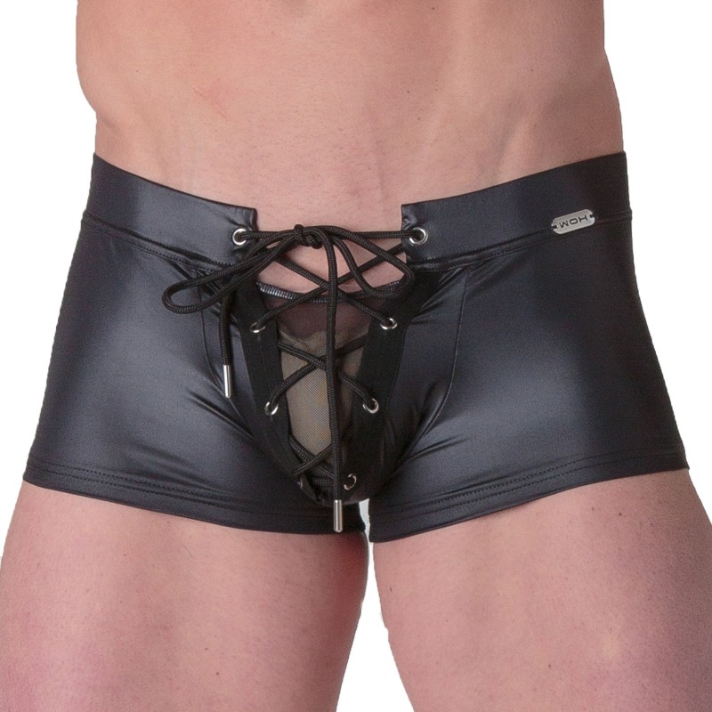 Boxer, shorty de la marque WOH - Boxer Court à Lacets Night Universe WOH - Ref : 463028 0004