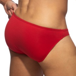 Slip, Tanga de la marque ADDICTED - Bikini Cotton - rouge - Ref : AD985 C06