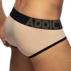 Slip, Tanga de la marque ADDICTED - Slip Naked Feeling - Beige - Ref : AD1358 C28