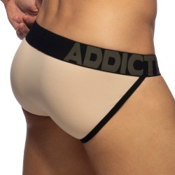 Slip, Tanga de la marque ADDICTED - Bikini Naked Feeling - Beige - Ref : AD1360 C28