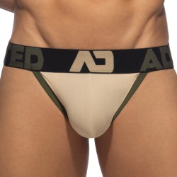 Slip, Tanga de la marque ADDICTED - Bikini Naked Feeling - Beige - Ref : AD1360 C28
