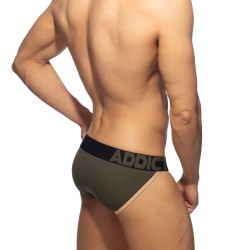 Slip, Tanga de la marque ADDICTED - Bikini Naked Feeling - Kaki - Ref : AD1360 C12